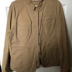 Camel coloured canvas jacket